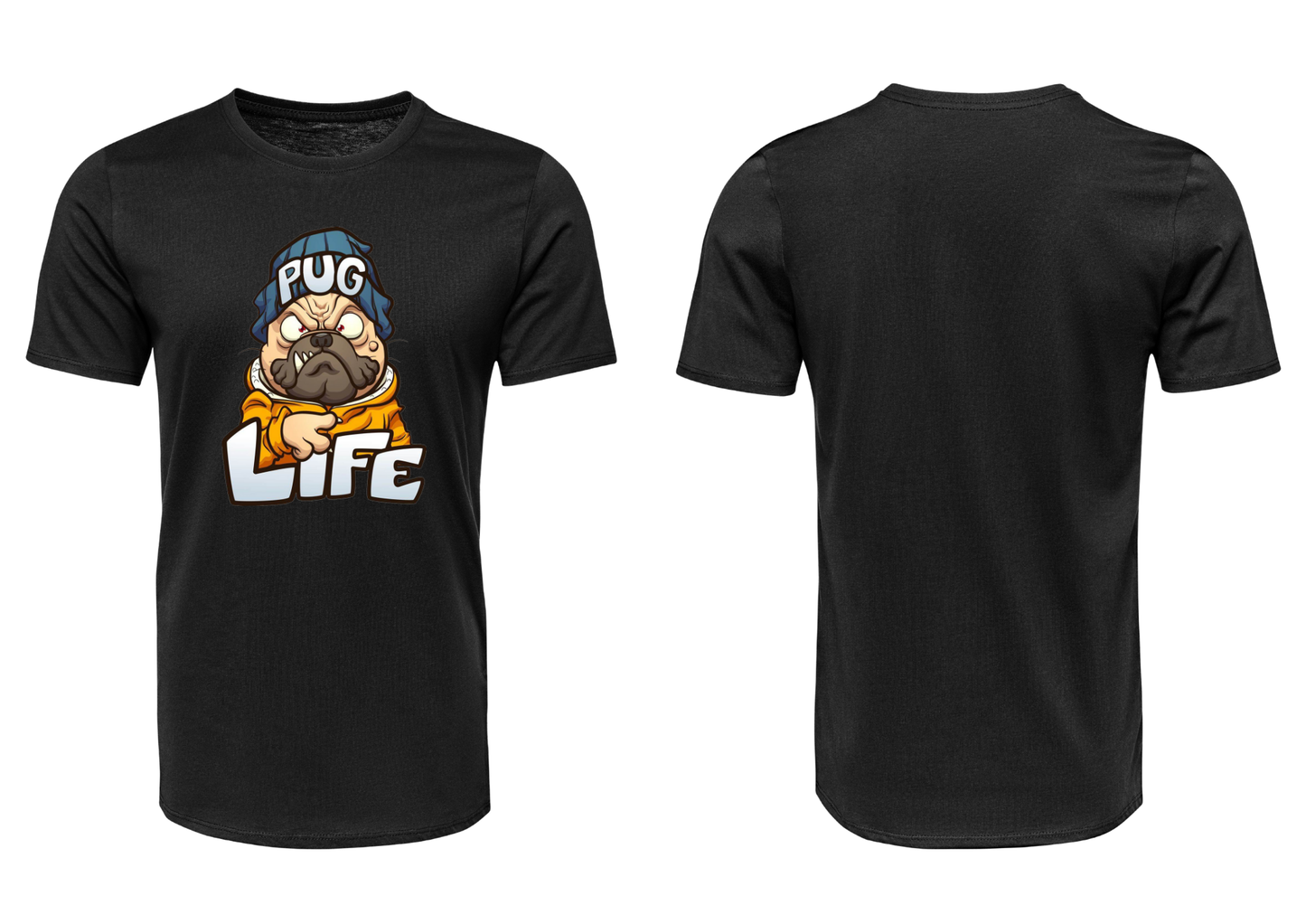 D13 - T-shirt de manga curta – Pug Life