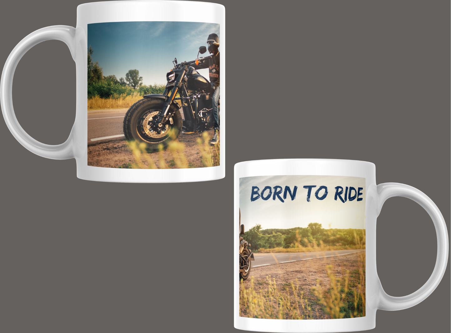 Caneca “Born to Ride” – Para os Verdadeiros Apaixonados pelas Motos (M23)