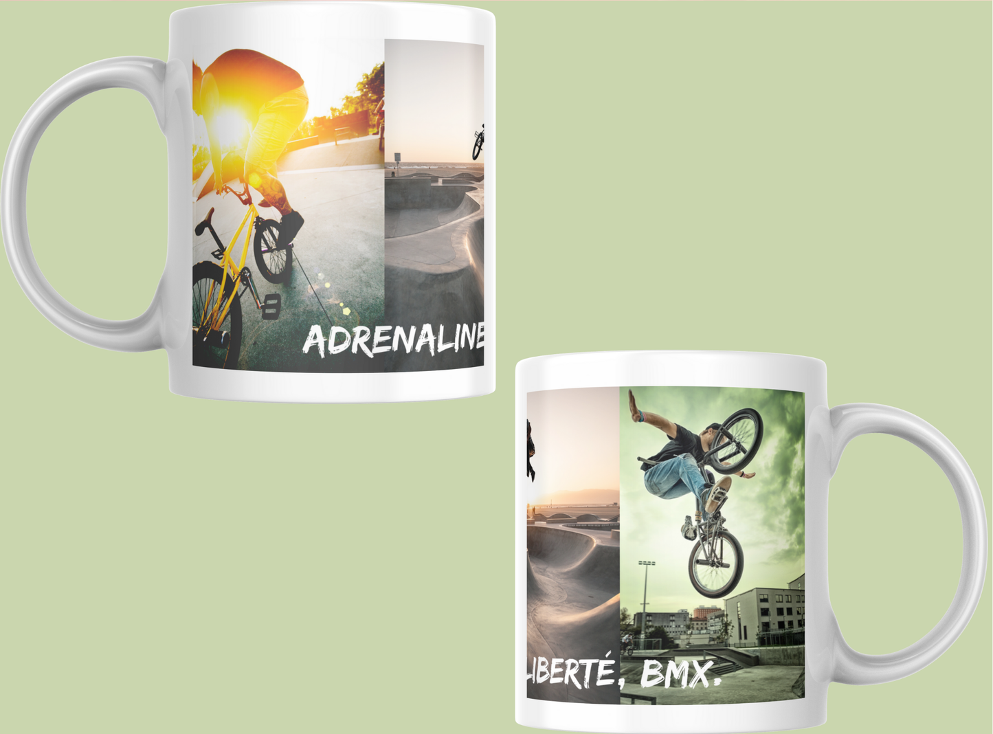 Caneca “Adrenalina, Liberdade, BMX” – Design Radical para Amantes do BMX (M24)