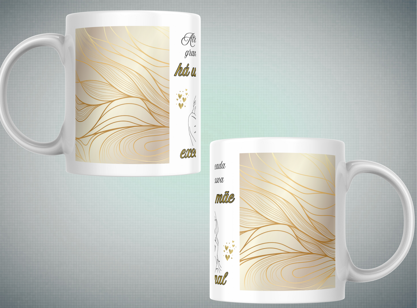 Canecas/Mug modelo 13 - Mãe Excecional