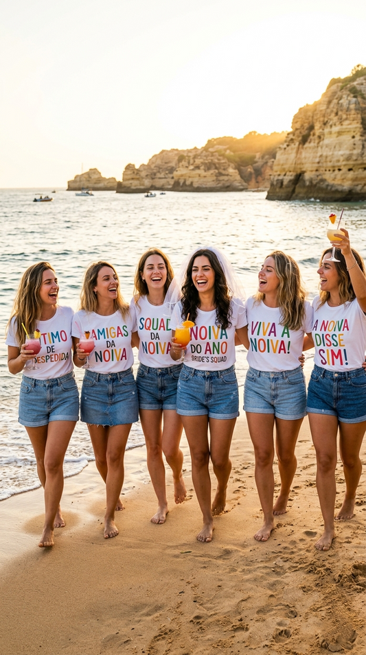 Despedidas de solteiro(a) no Algarve: 20 ideias de T-shirts personalizadas que fazem sucesso em 2026