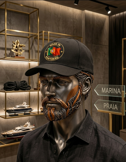 Boné “Made in Portimão” Premium | Algodão 260 g/m² | Design Exclusivo Portugal