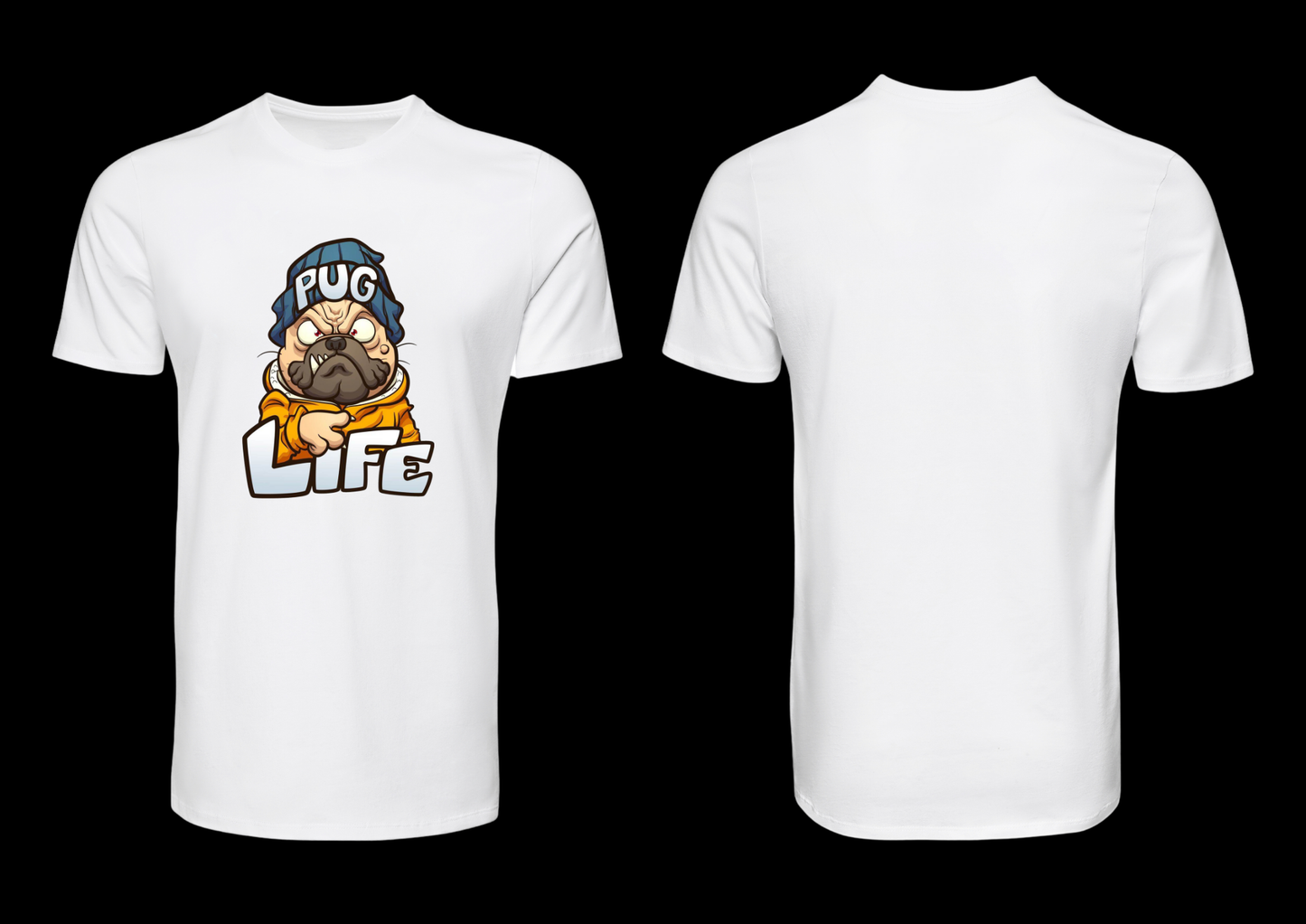 D13 - T-shirt de manga curta – Pug Life