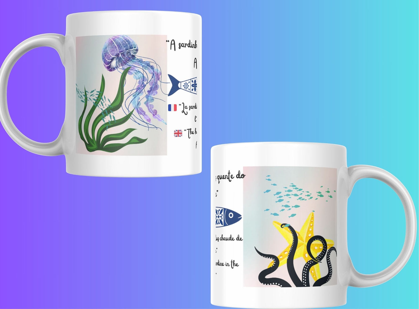 Mug “The hottest sardine in the Algarve”, 325 ml (M20)