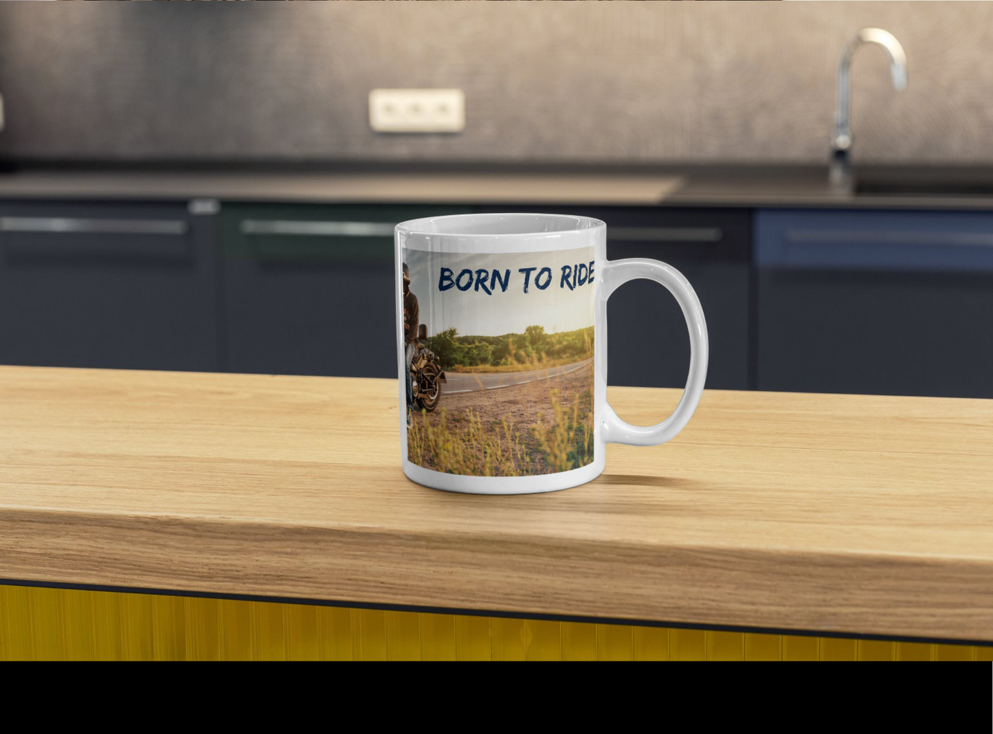 Caneca “Born to Ride” – Para os Verdadeiros Apaixonados pelas Motos (M23)