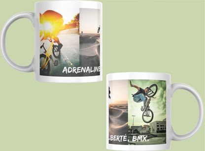 Caneca “Adrenalina, Liberdade, BMX” – Design Radical para Amantes do BMX (M24)