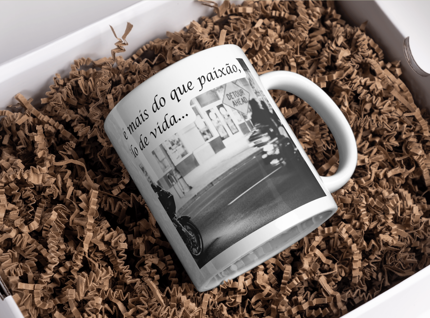 Caneca “A Mota é um Estilo de Vida” – Design Motard | Sublimação (M25)