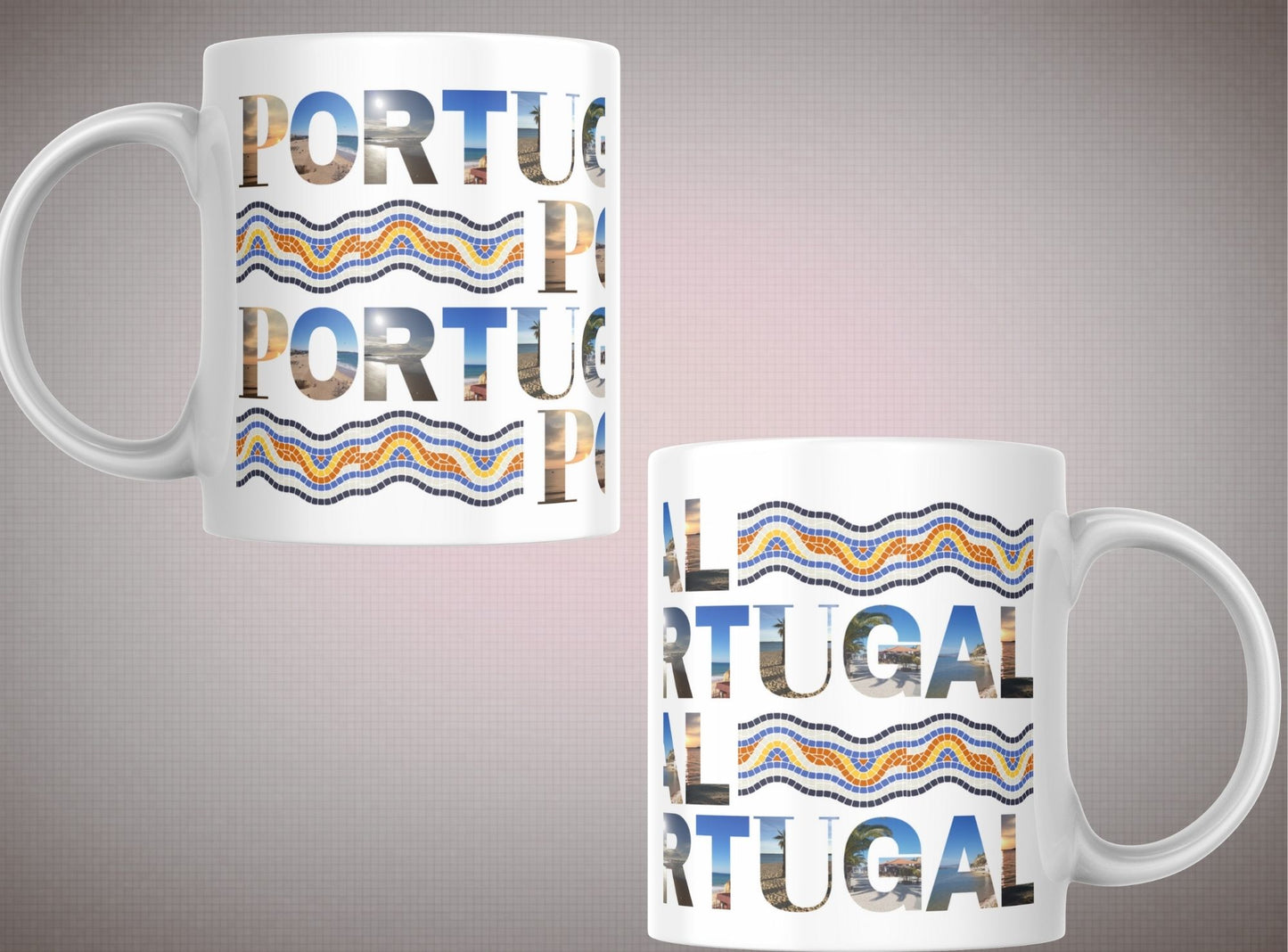 Mug modèle 6 - Lettres Portugal