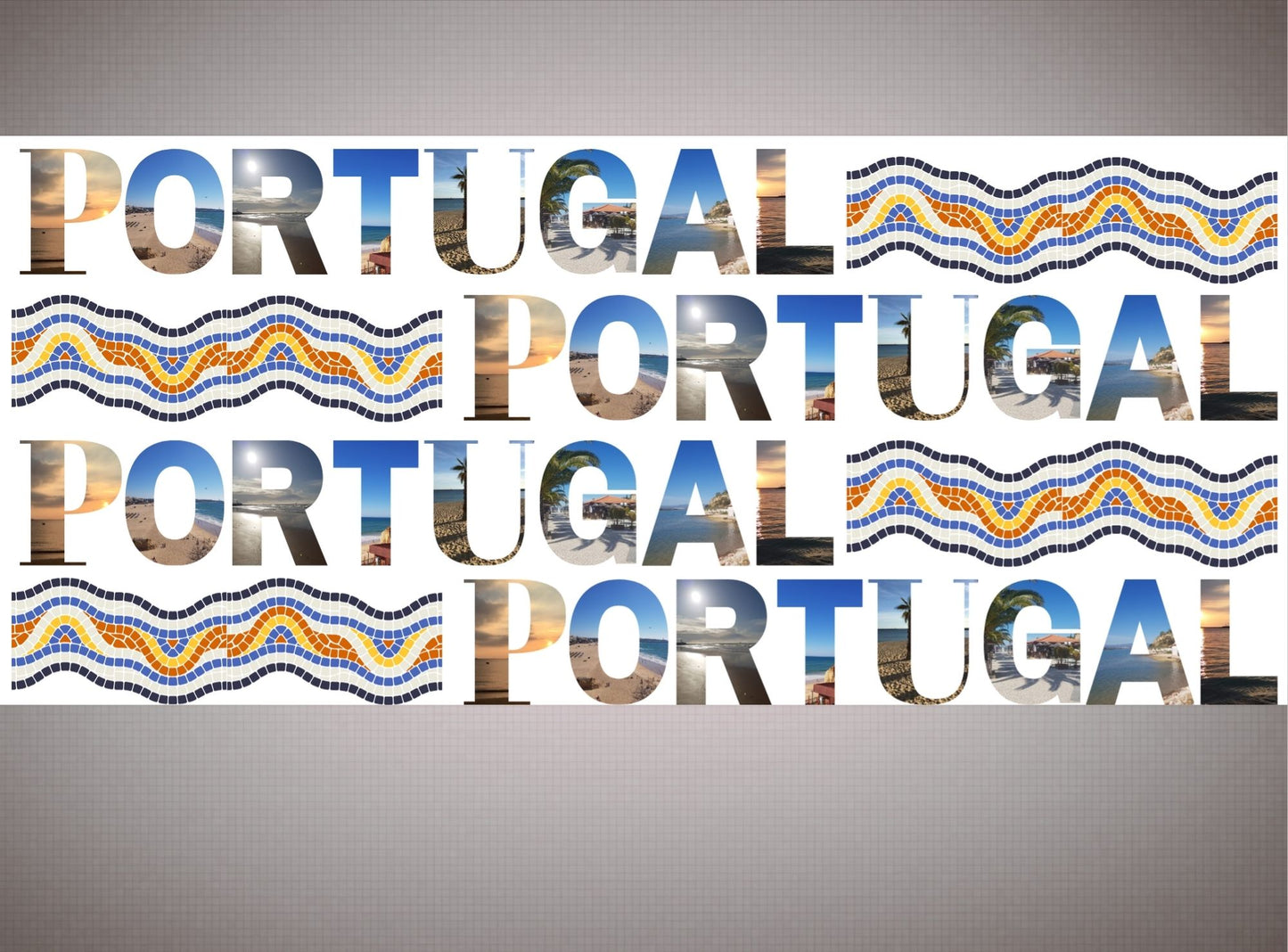 Mug modèle 6 - Lettres Portugal