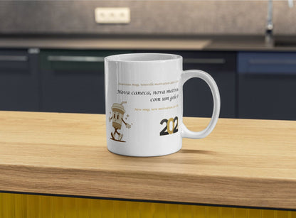Caneca Motivacional 2026 – Nova caneca, nova motivação (sublimação)