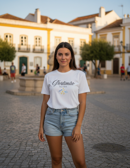 P10 - T-shirt de manga curta – Portimão escrita