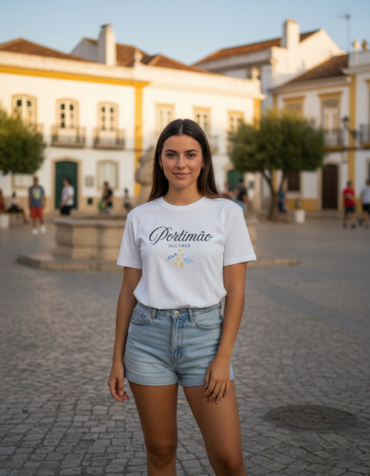 P10 - T-shirt de manga curta – Portimão escrita