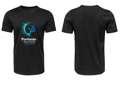 T-shirt Praia da Rocha Portimão – 100% Coton, personnalisable recto ou verso (P13)
