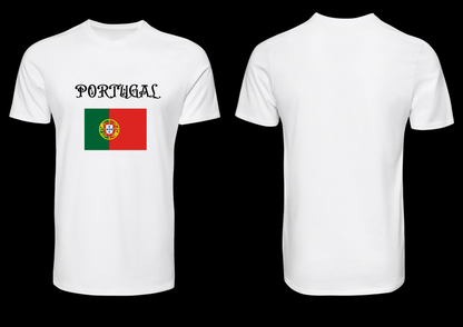 P2 - T-shirt manches courtes – Drapeau du Portugal