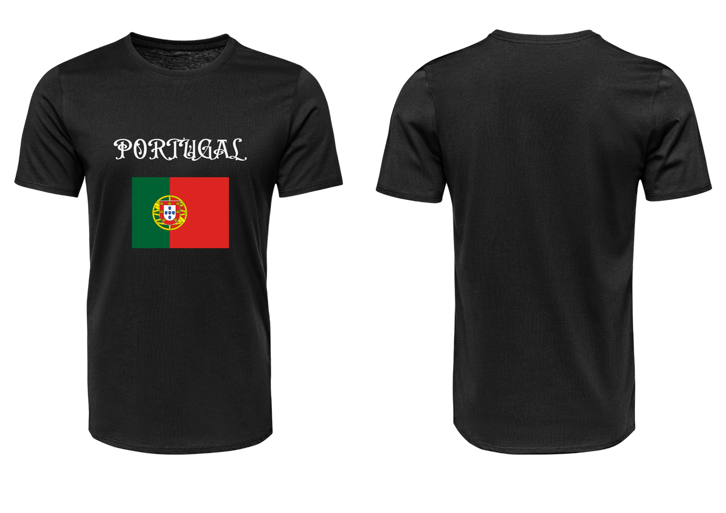 P2 - T-shirt de manga curta – Bandeira Portugal