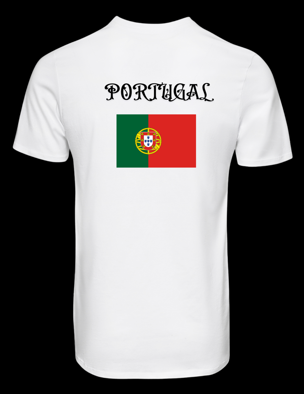 P2 - T-shirt de manga curta – Bandeira Portugal