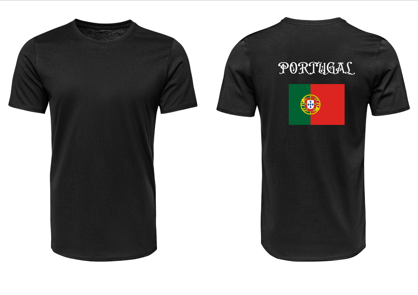 P2 - T-shirt de manga curta – Bandeira Portugal