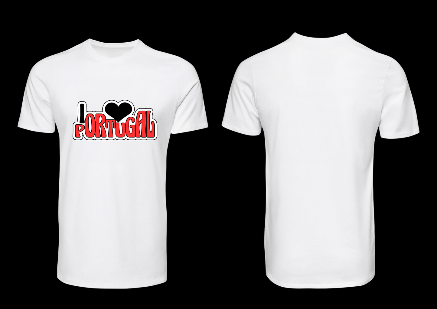 P3 - T-shirt de manga curta – I Love Portugal