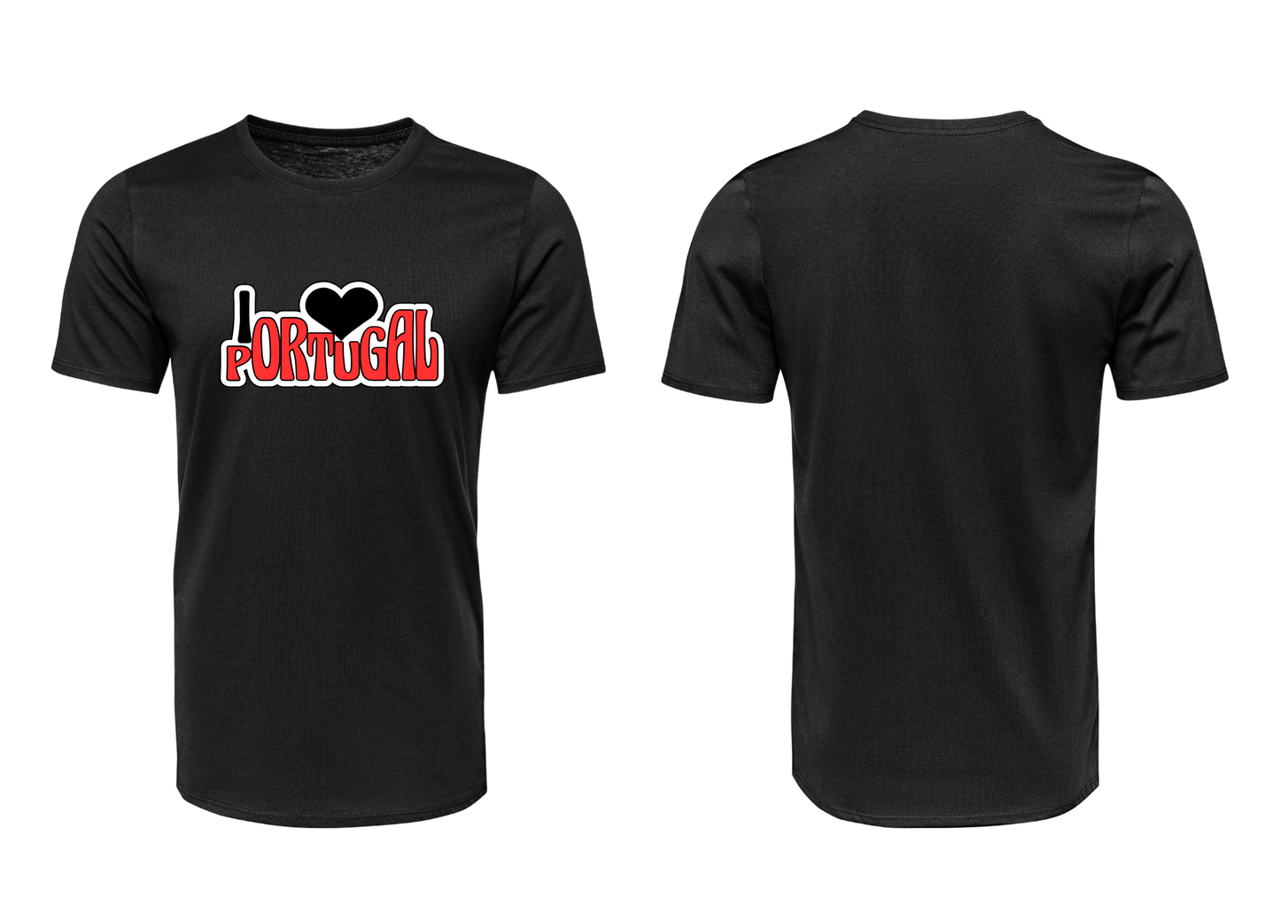 P3 - T-shirt de manga curta – I Love Portugal