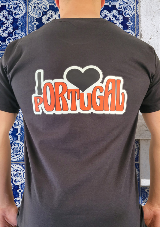 P3 - T-shirt de manga curta – I Love Portugal
