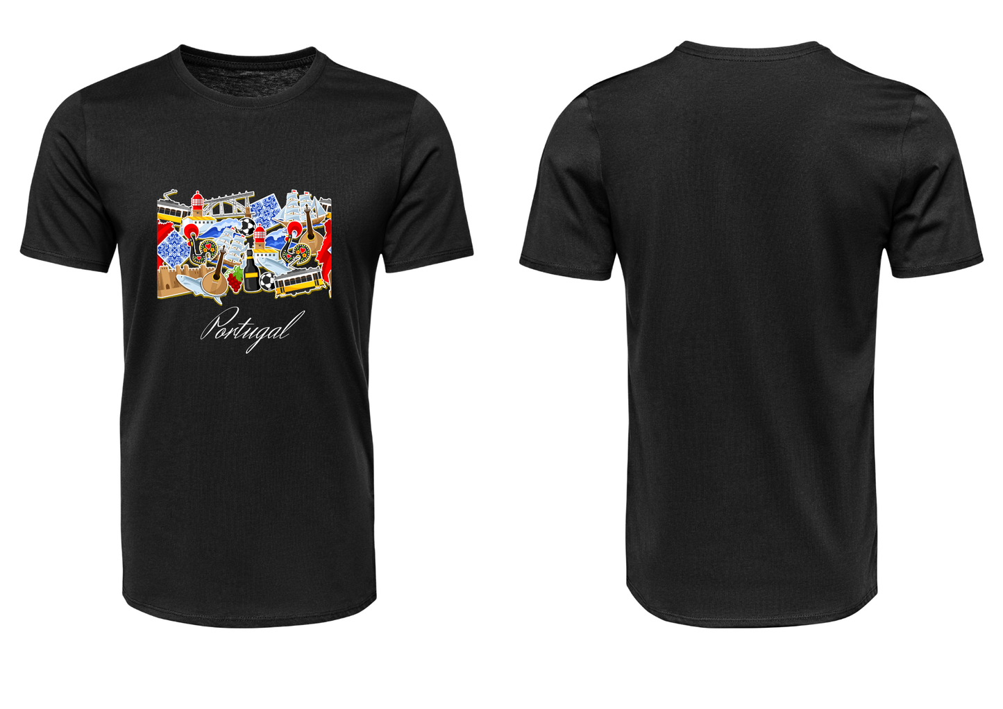 P5 - T-shirt de manga curta – Quadro Portugal