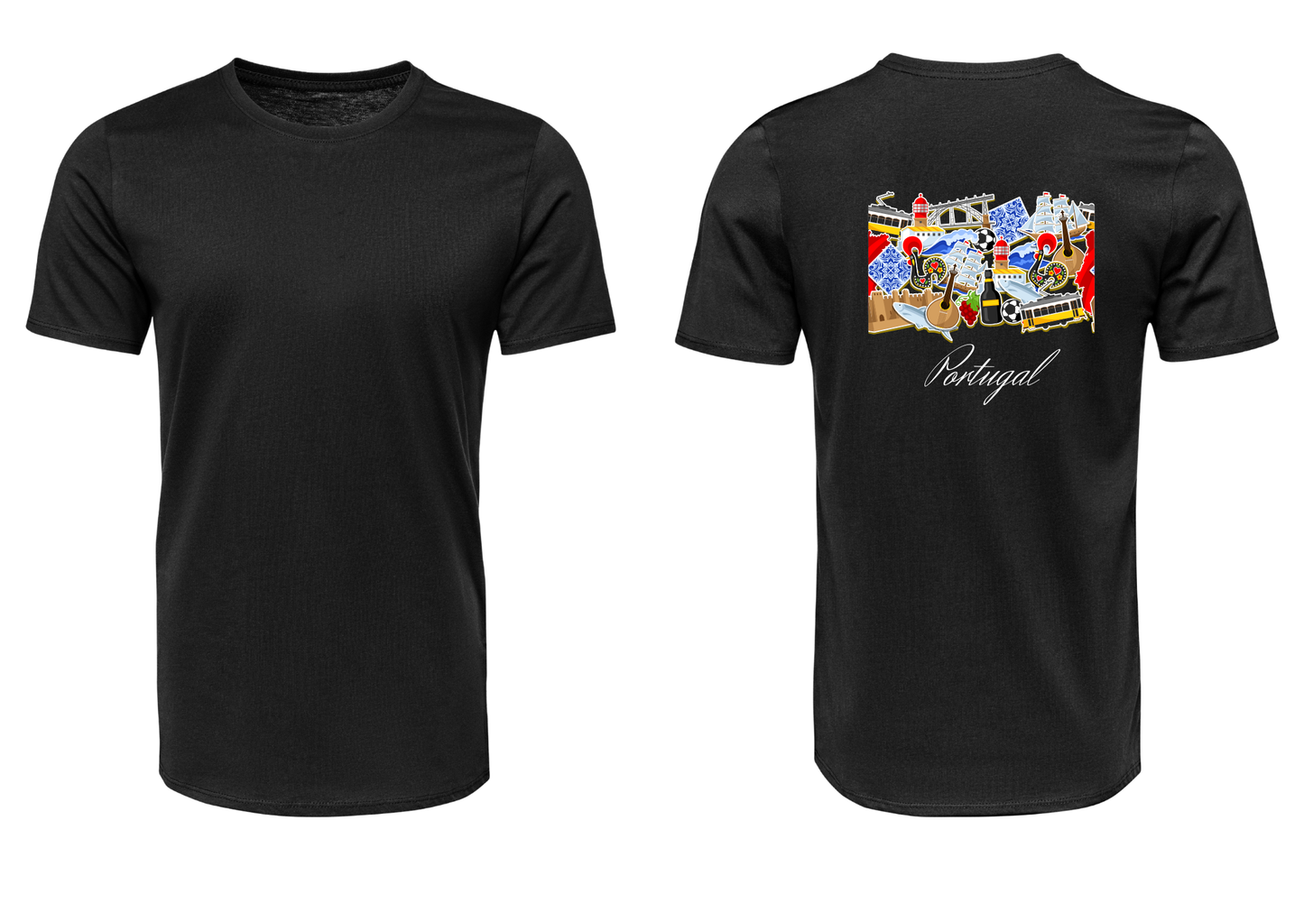P5 - T-shirt de manga curta – Quadro Portugal