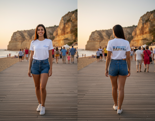 P8 - T-shirt de manga curta – Love - Portimao