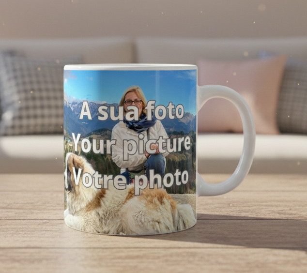 Caneca Personalizada com Foto | A Sua Memória em Cada Café