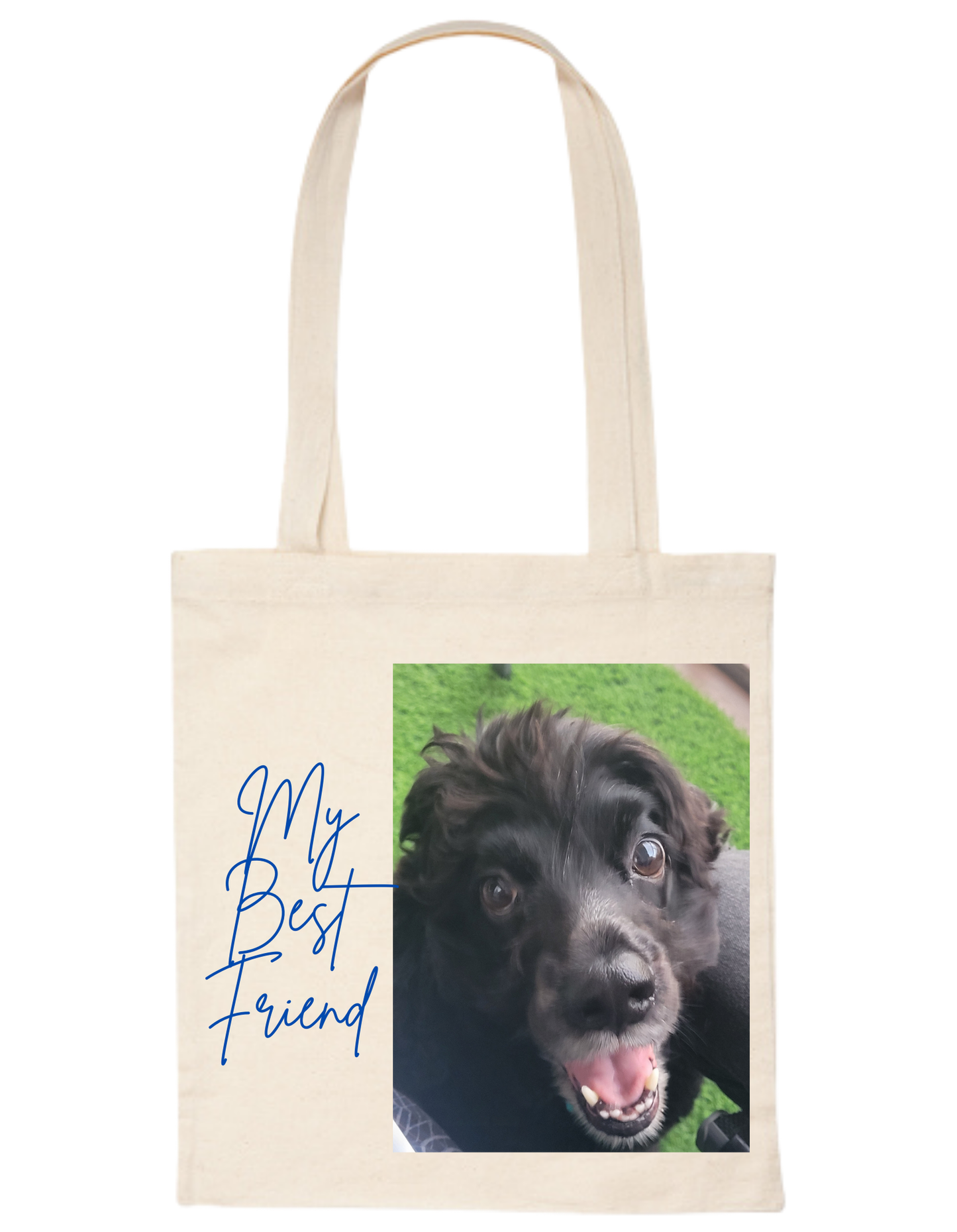 Tote Bag Personalizavel com Foto | Saco de Algodão 140 g/m² com Impressão DTF | Presente Personalizado Único