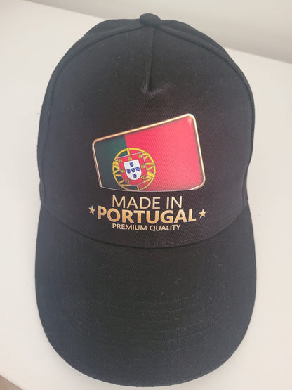 Boné “Made in Portugal – Premium Quality” | Algodão 260 g/m² | Ajustável | Design Exclusivo