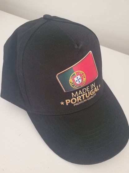 Boné “Made in Portugal – Premium Quality” | Algodão 260 g/m² | Ajustável | Design Exclusivo