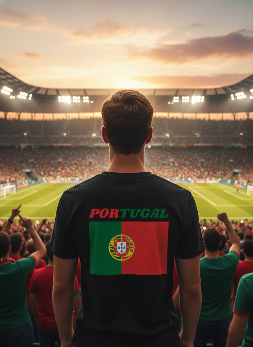 T-shirt “Portugal – Bandeira Nacional” | Orgulho que se Veste