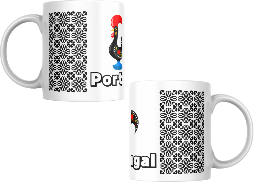 Canecas/Mug modelo 5 - Portugal Galo