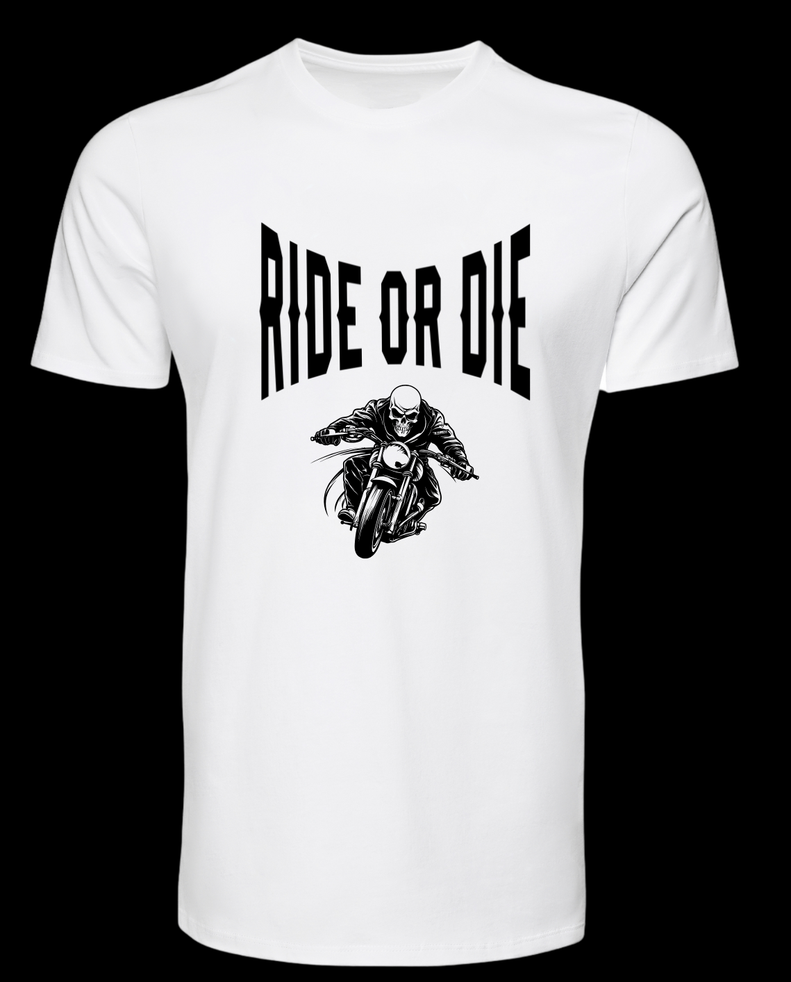 T-shirt “RIDE OR DIE” – Espírito Motard (S11)