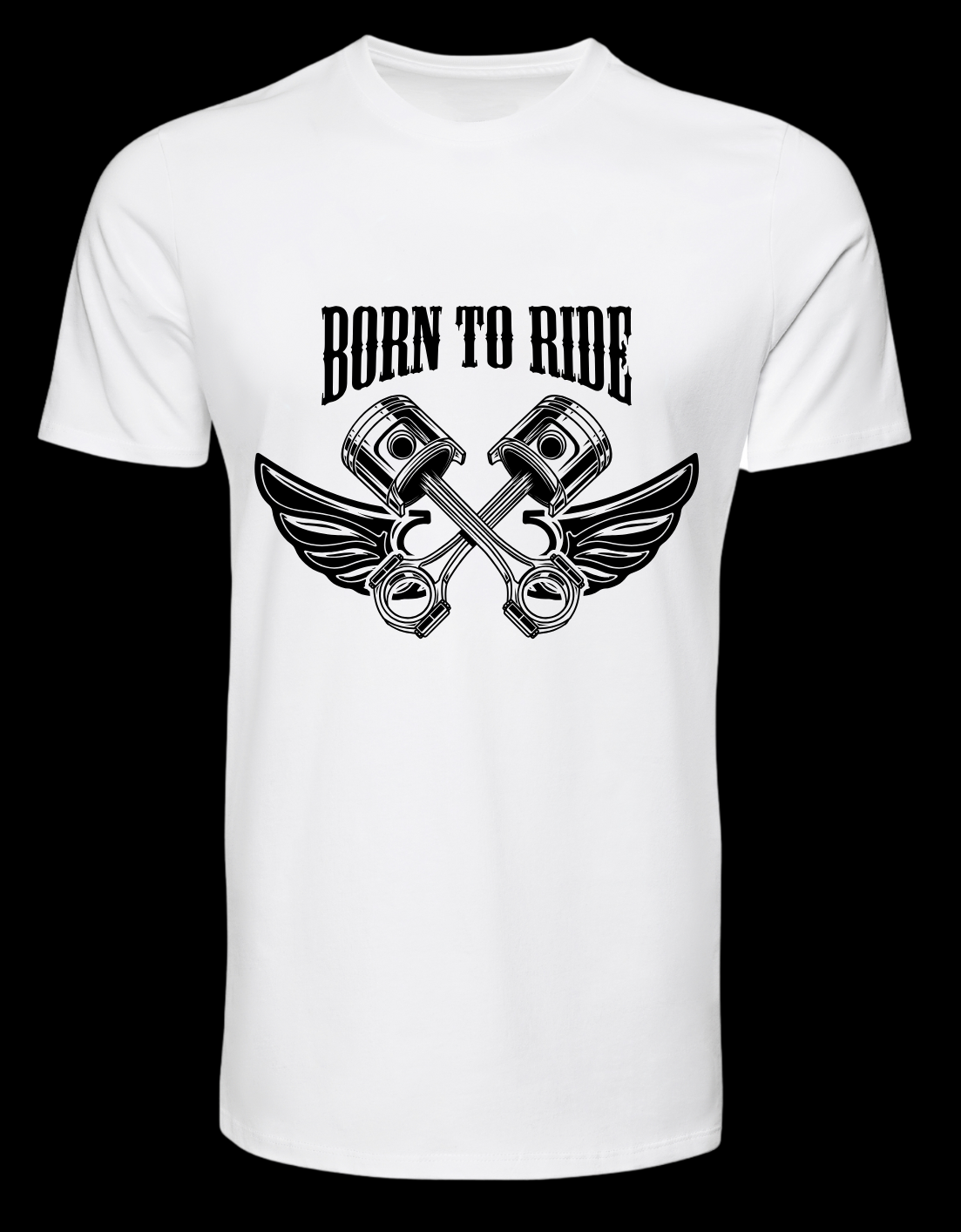 T-shirt “BORN TO RIDE” – Para quem nasceu para a estrada (S12)