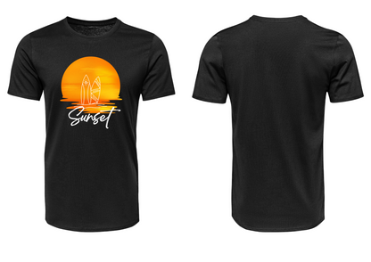 S4 - T-shirt de manga curta – Sunset Surf