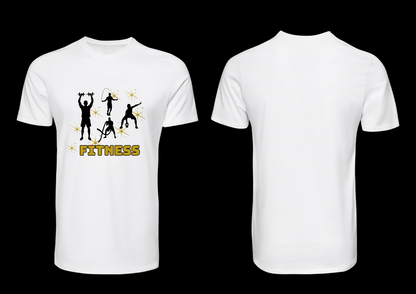 S9 - T-shirt de manga curta – Fitness golden