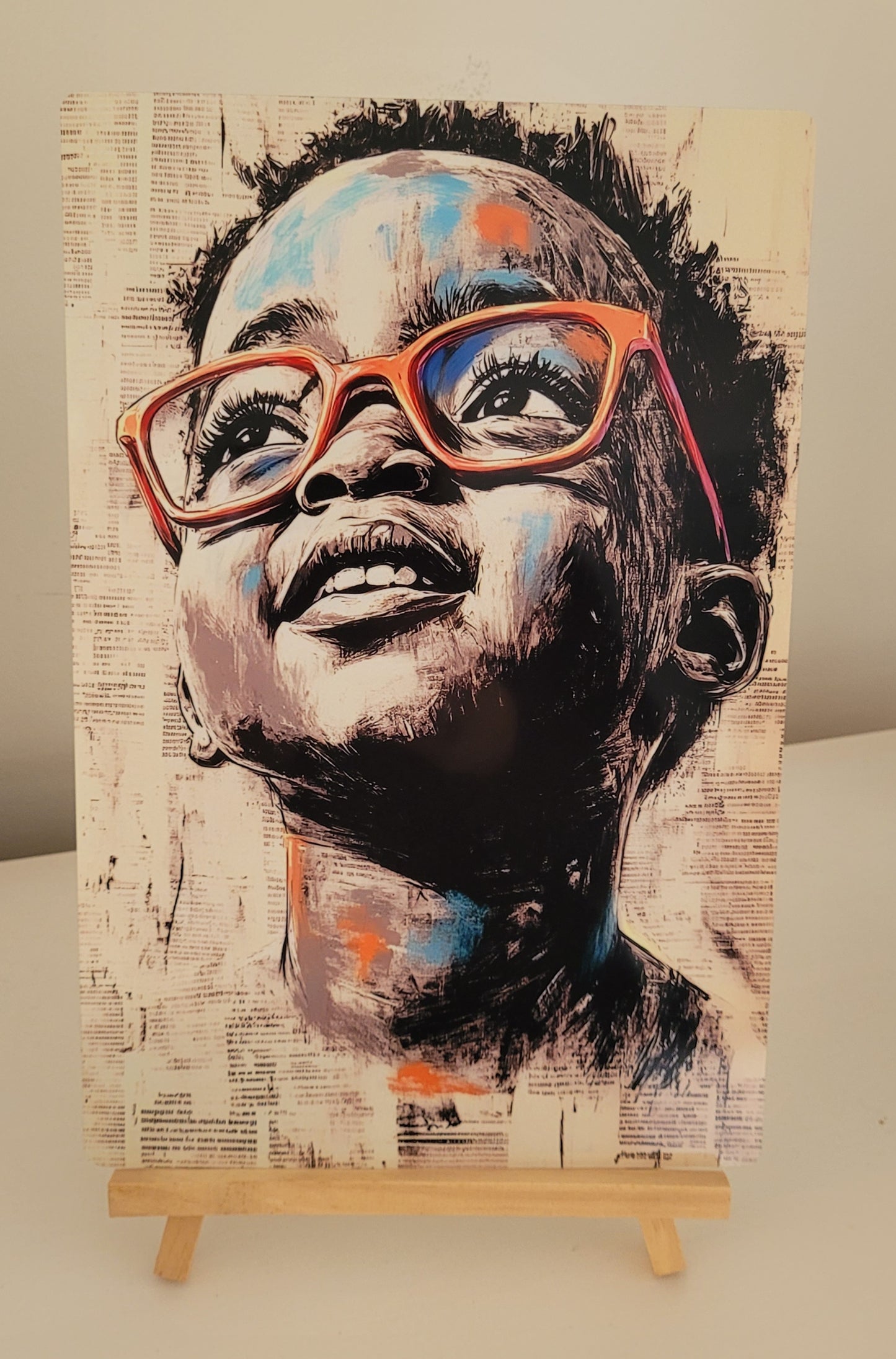 Placa de Alumínio 20×30 – Arte Urbana “Child Dreamer” | Uma peça que prende o olhar