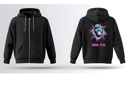 Casaco Capuz Personalizável | Cria o Teu Design, Logótipo ou Mensagem | NEWSTARZ