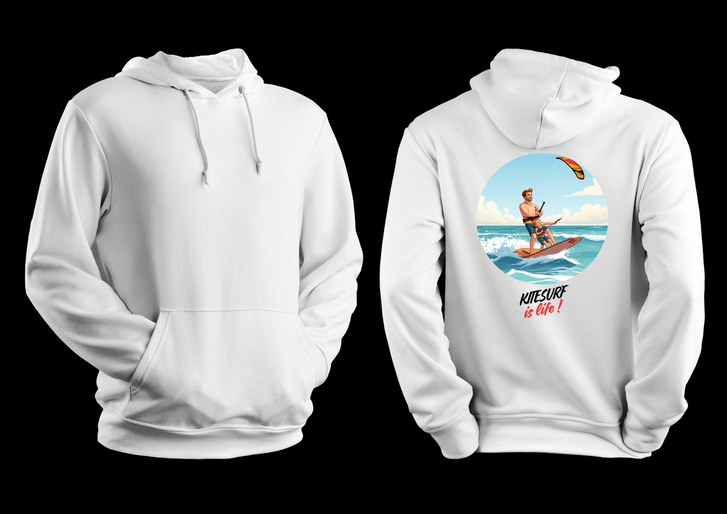 Sweat Capuz Personalizável | Cria o Teu Design, Logótipo ou Mensagem | NEWSTARZ