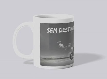 Caneca “Sem destino – Só liberdade” | Cerâmica Branca (M27)