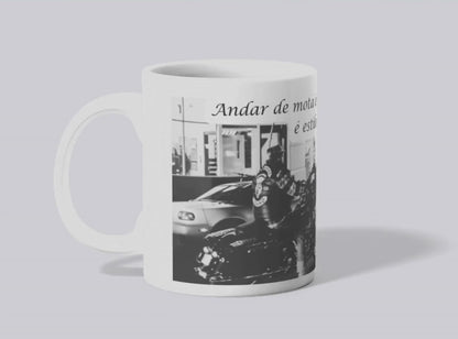 Caneca “A Mota é um Estilo de Vida” – Design Motard | Sublimação (M25)