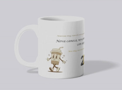 Caneca Motivacional 2026 – Nova caneca, nova motivação (sublimação)