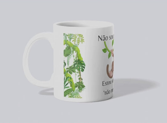 Tasse « Ne me dérange pas » – Style jungle, 325 ml (M15)