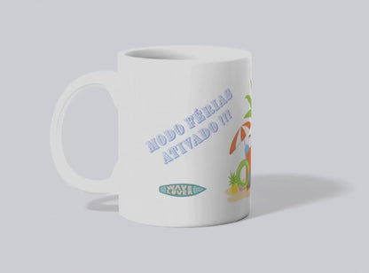 “Vacation Mode Activated” Mug – Summer Design, 325 ml (M17)