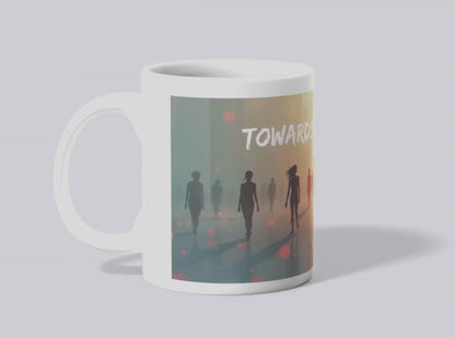 Caneca “Towards a New Year” | 325 ml | Cerâmica Branca | Sublimação